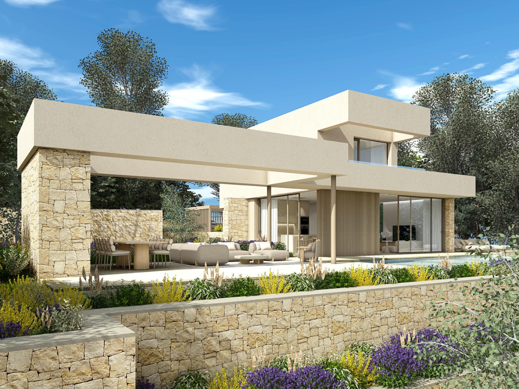 Obra nueva a la venta en una zona ideal, con vistas al mar de Denia