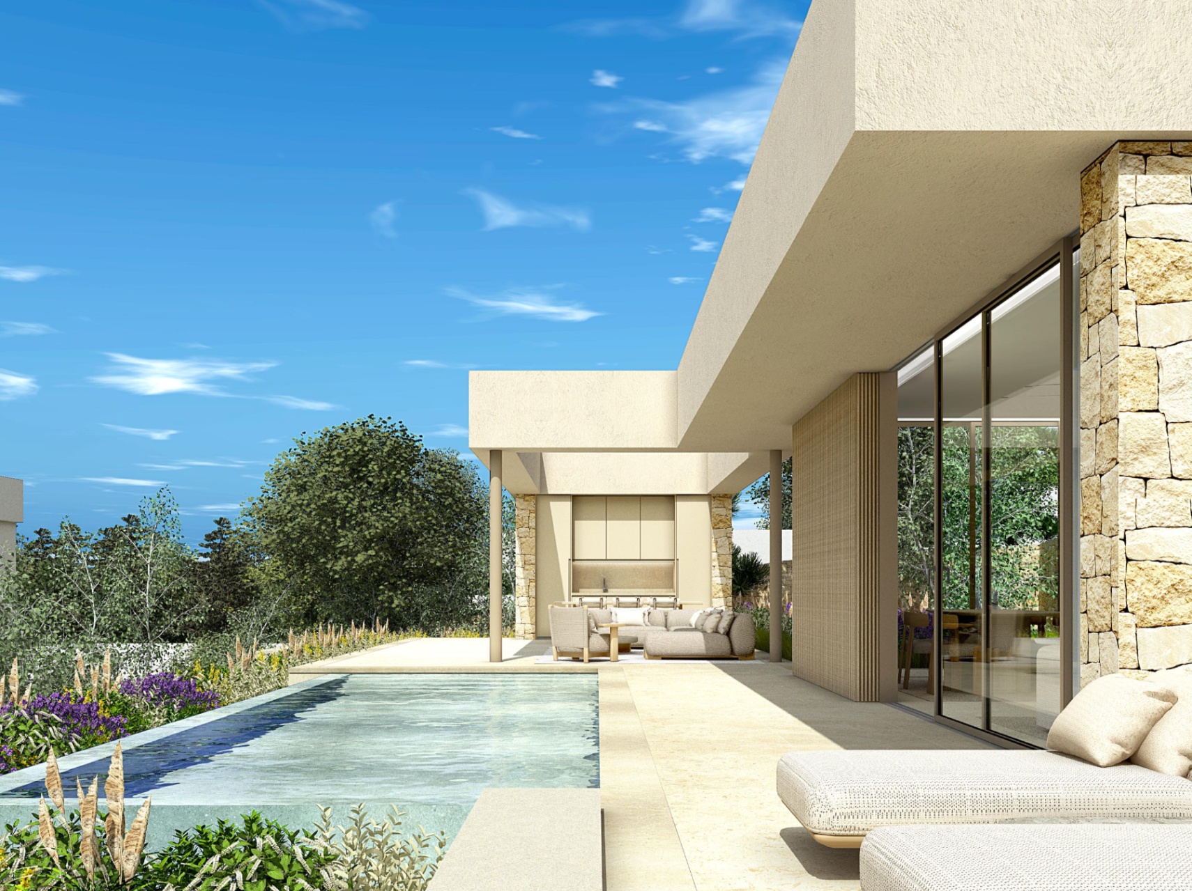Obra nueva a la venta en una zona ideal, con vistas al mar de Denia