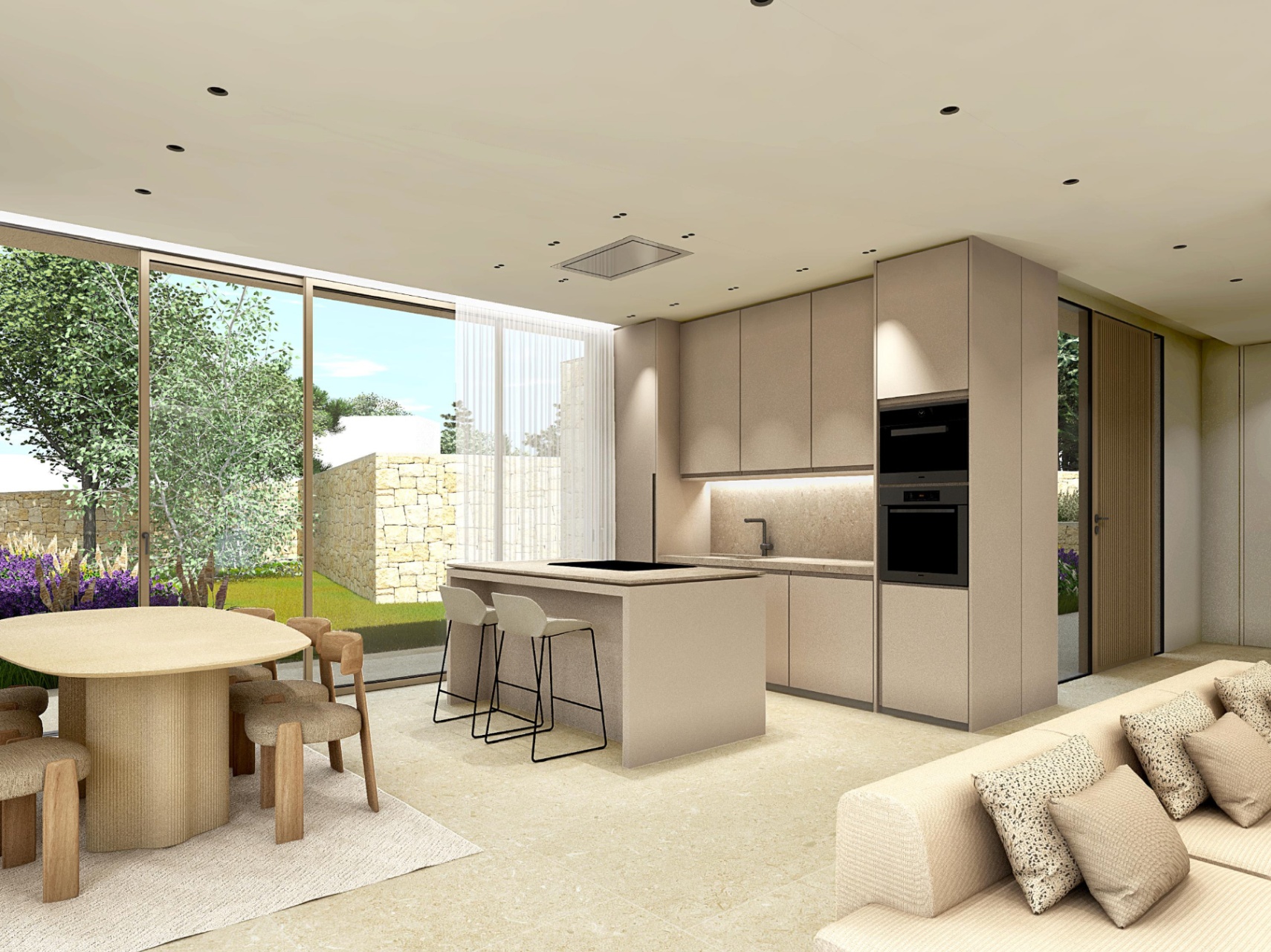 Obra nueva a la venta en una zona ideal, con vistas al mar de Denia