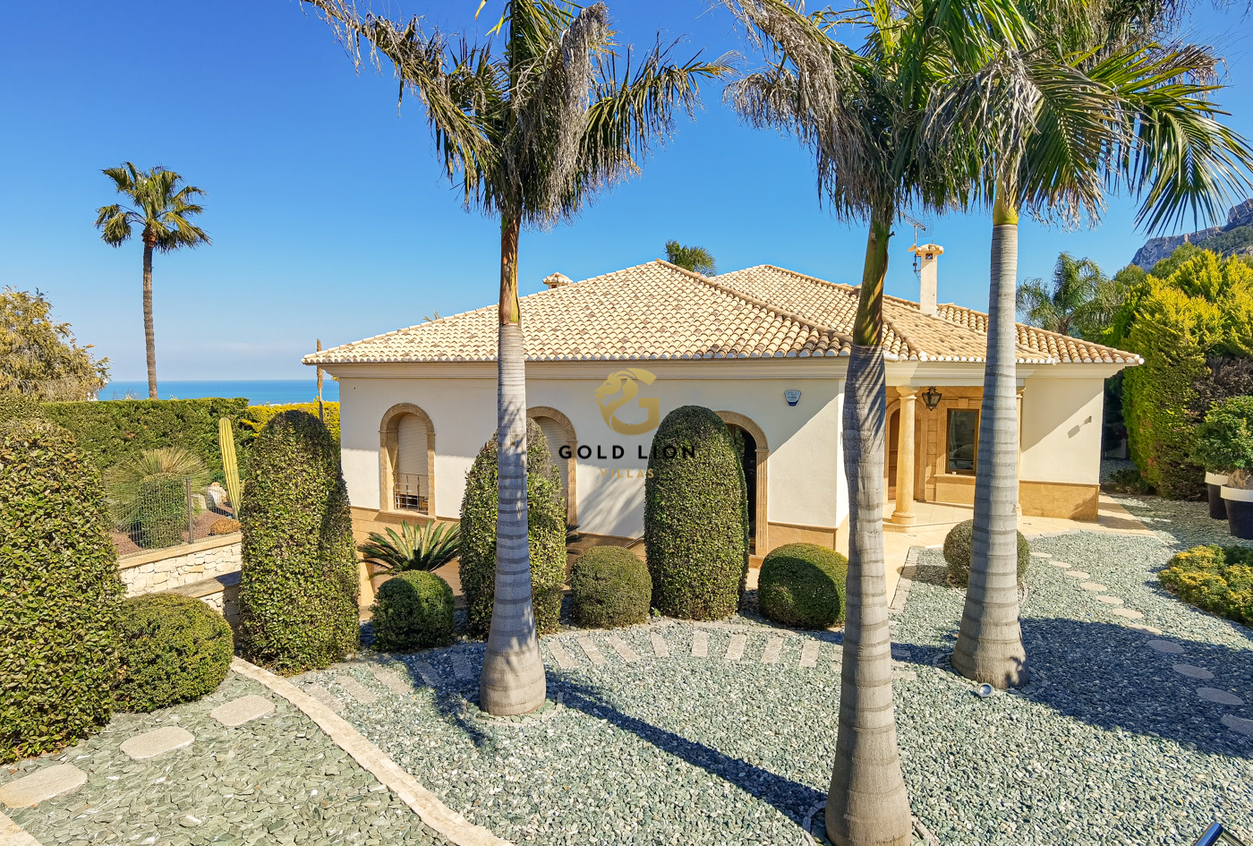 Luxuriöse Villa mit unglaublichem Blick auf das Meer und die Burg von Denia